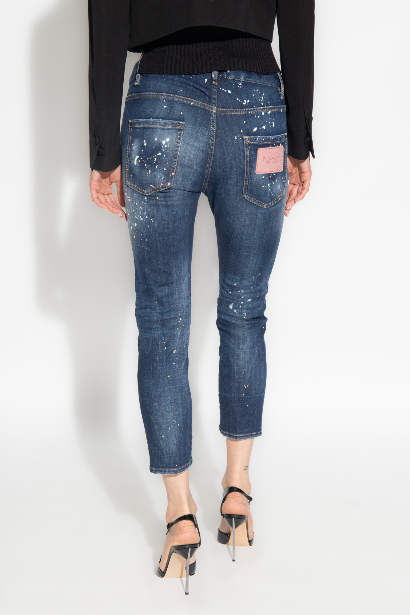 Dsquared2 cool girl cropped sales jeans